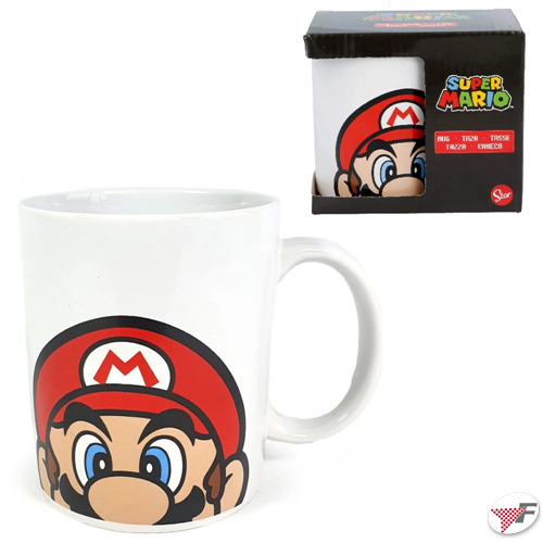 SUPER MARIO BROS – Mario – Tazza in ceramica 325ml (in confezione regalo)…x6…x36